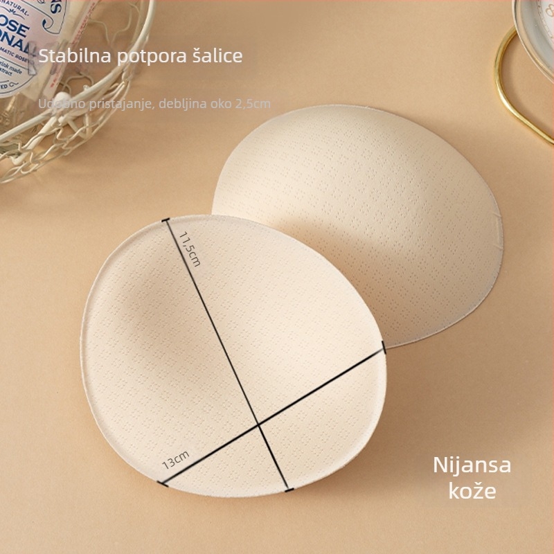 Nylon vložak za sportski grudnjak, push-up, prozračan, nevidljiv, sprječava širenje