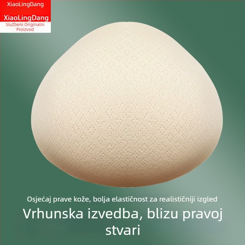 Postmastektomijska podloška za dojke, trokutasti protez, pamuk materijal, debela, prozračna, nevidljiva (Proljeće 2022)
