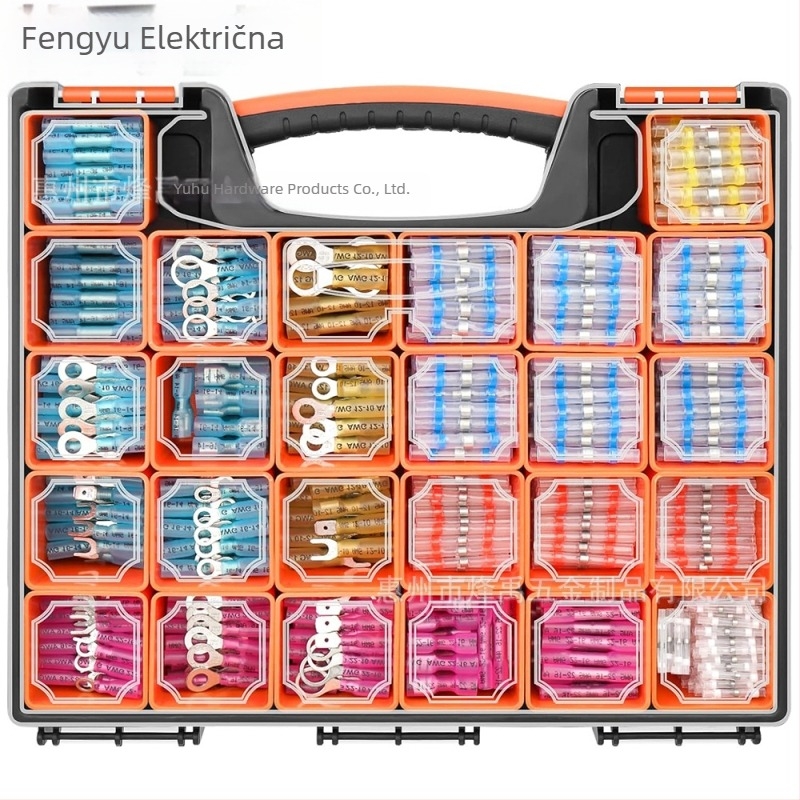 Terminalni set sa solder ring i BHT fork ring — vodootporan heat-shrink, Fengyu Electric, pres-Fit sučelje, bakreni kontakt, polyolefin izolacija