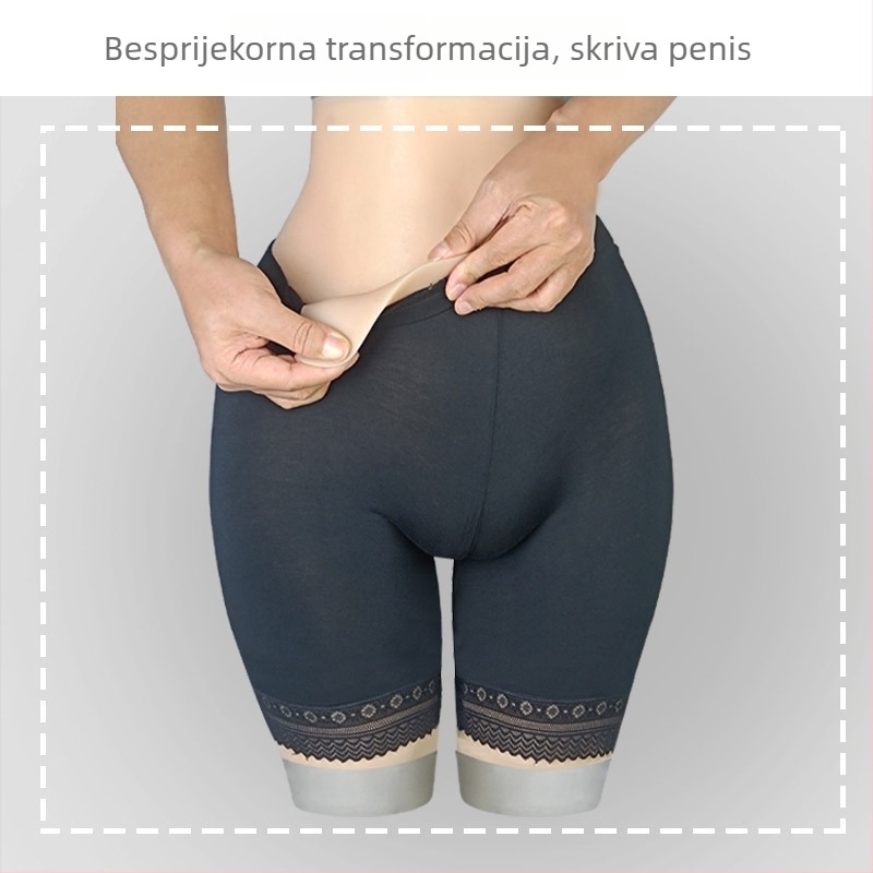 Silikonski umetak za muški cross-dressing – oblik latice, nevidljiv, debljina, proljeće 2022 izlazak