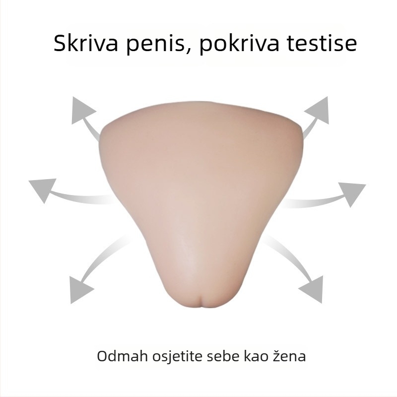 Silikonski umetak za muški cross-dressing – oblik latice, nevidljiv, debljina, proljeće 2022 izlazak