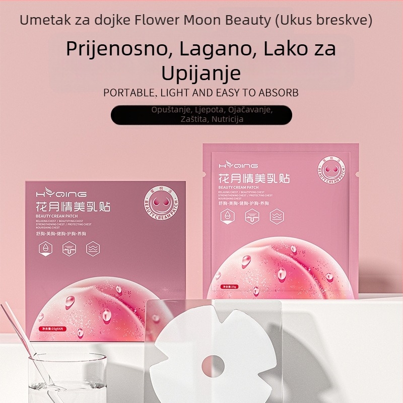 HYQING Patch za grudi – Kolagenski flaster za njegu grudi, hidratacija, voćni miris, set za njegu tijela