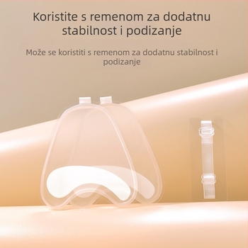 Naduvljiva bočna krila za grudnjak s uklonjivim prozirnim TPU pločicama i protukliznim trakom