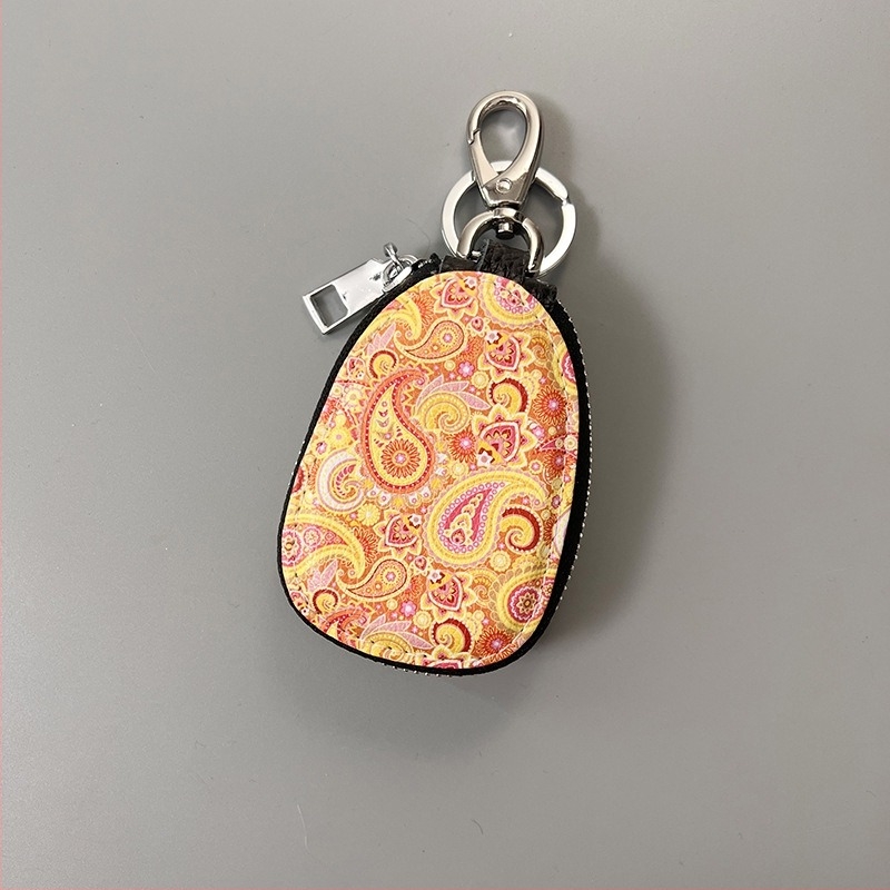 Kljucni sandučić od prave kože - dvostruka sloja koža - crtani uzorak - podstava od dvostruke kože - za svakodnevnu upotrebu