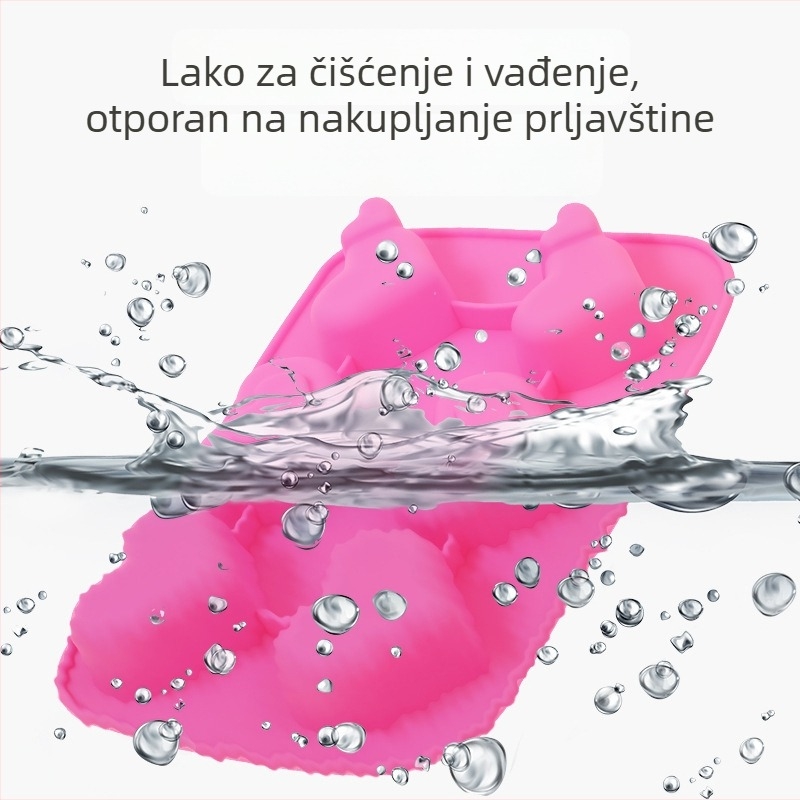 Silikonska forma za mousse sa srcolikim oblikom, model JSC379