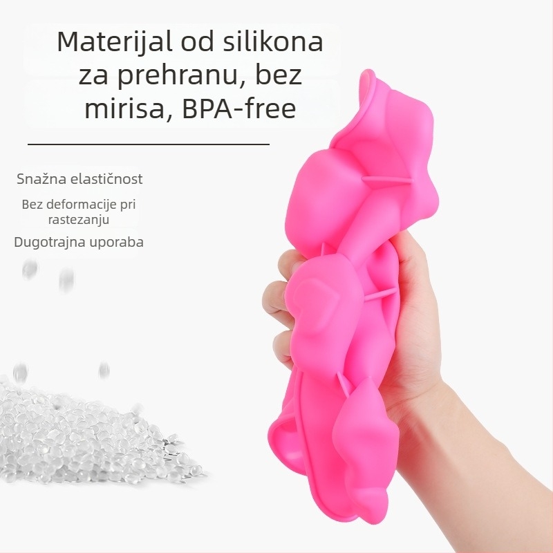 Silikonska forma za mousse sa srcolikim oblikom, model JSC379