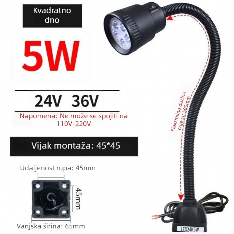 LED radno svjetlo za strojeve - Unique, 220V, Model 1, Kompatibilno s 1 modelom