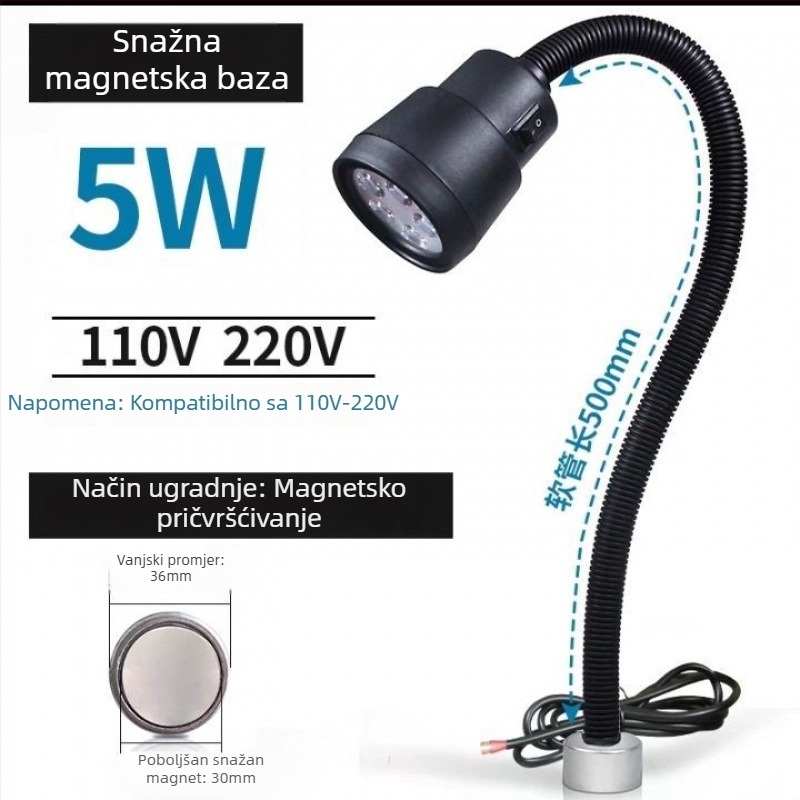 LED radno svjetlo za strojeve - Unique, 220V, Model 1, Kompatibilno s 1 modelom