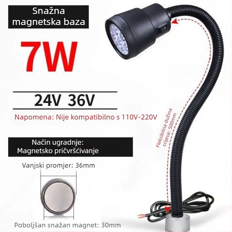 LED radno svjetlo za strojeve - Unique, 220V, Model 1, Kompatibilno s 1 modelom