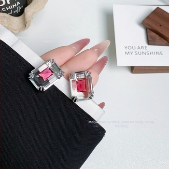 Set naušnica i ogrlice | Dijamantni kristali, O-lanac, Privjesak od legure, Uzorak: srce / kapljica / zvončić