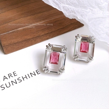 Set naušnica i ogrlice | Dijamantni kristali, O-lanac, Privjesak od legure, Uzorak: srce / kapljica / zvončić