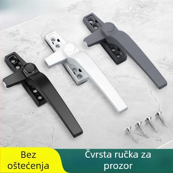 Kvaka za prozor od cinkovog legura, moderan stil, univerzalna, model 535353, pogodna za krilne i klizne prozore