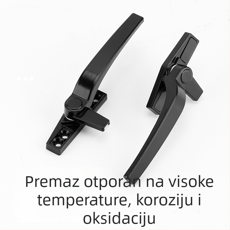 Kvaka za prozor od cinkovog legura, moderan stil, univerzalna, model 535353, pogodna za krilne i klizne prozore