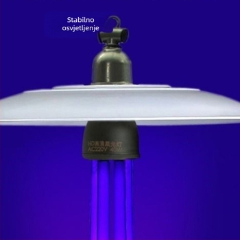 Vanjska električna lampa za hvatanje kukaca (komaraca) za otvorenu upotrebu; pokriće 10 m²; ručno električno ubijanje komaraca; bez ugrađene baterije