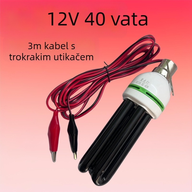 Vanjska električna lampa za hvatanje kukaca (komaraca) za otvorenu upotrebu; pokriće 10 m²; ručno električno ubijanje komaraca; bez ugrađene baterije