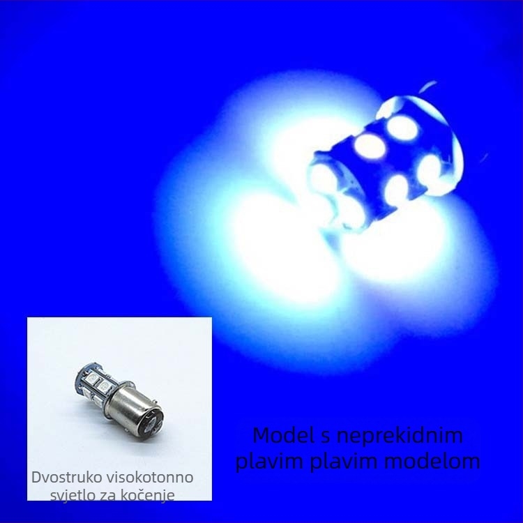 Sanmyushi 12V LED svjetlo za kočenje motocikla, model 1157, kompatibilno s MT ručnim prijenosom