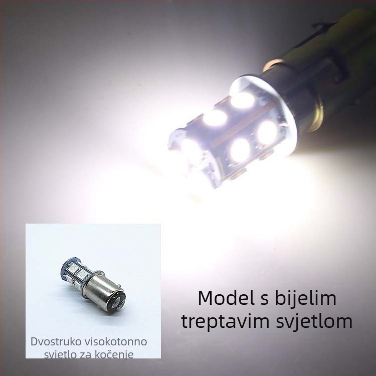 Sanmyushi 12V LED svjetlo za kočenje motocikla, model 1157, kompatibilno s MT ručnim prijenosom