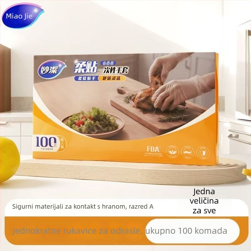 Jednokratne PE rukavice - debeli i prozirni