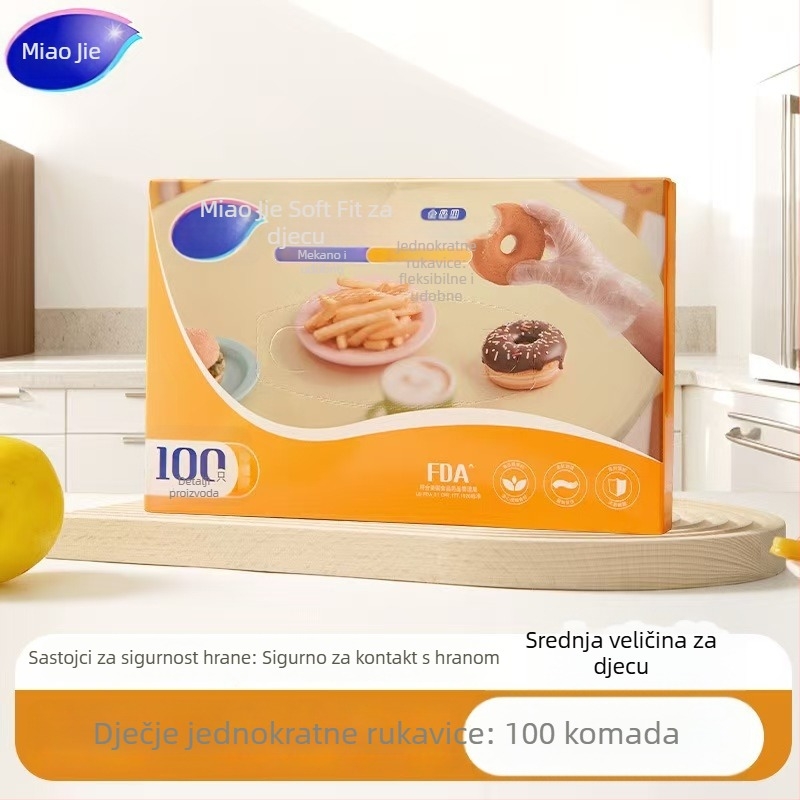 Jednokratne PE rukavice - debeli i prozirni