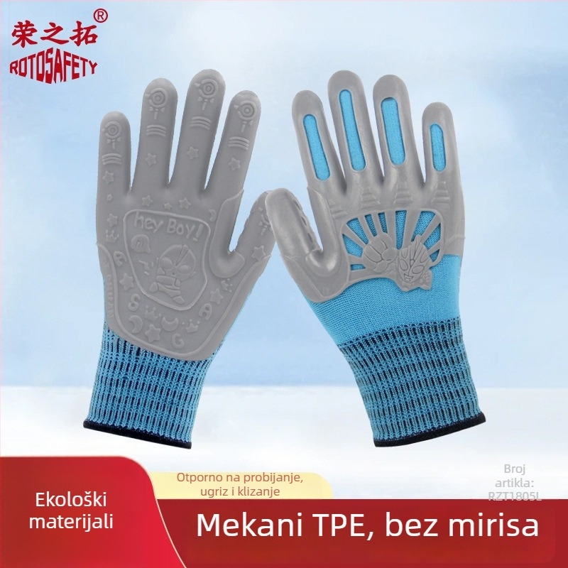 Dječje rukavice za hvatanje raka, prozračne, 80 g, za obiteljske izlete, igru na otvorenom i vrtlarstvo