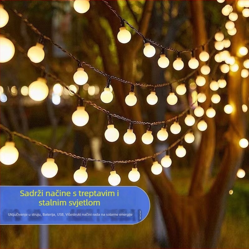 LED svjetlosna kugla, Frosted Ball model, 6000 lm, IP44, vijek trajanja 10 000 sati
