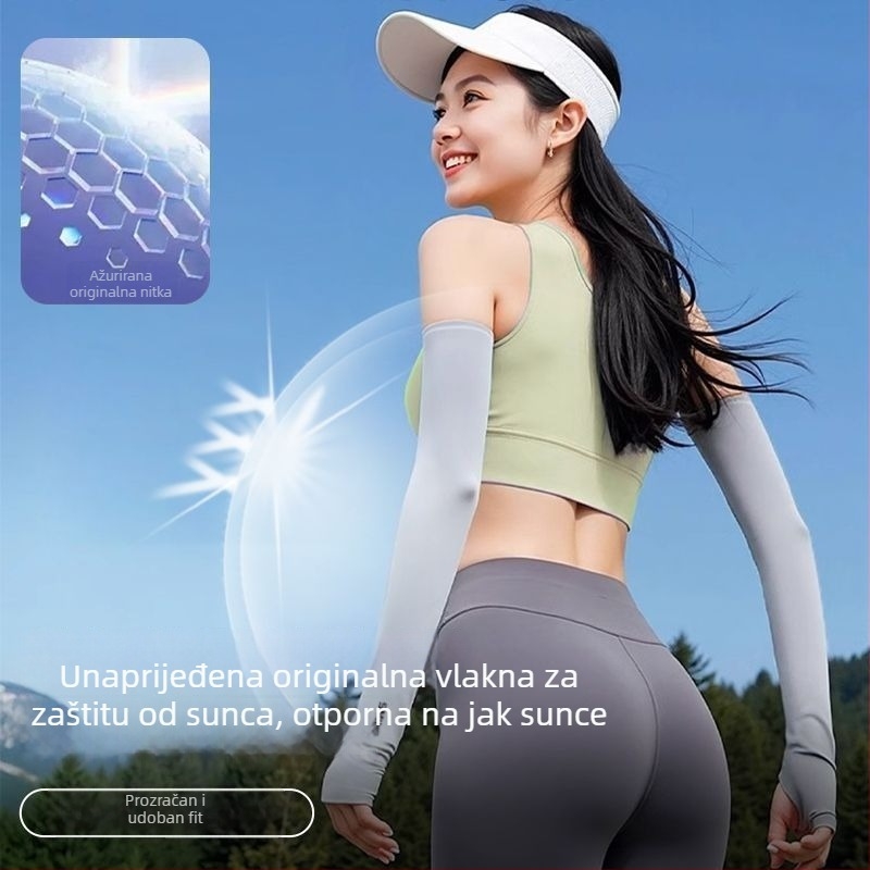 Unisex rukavi za zaštitu od sunca za vanjsku vožnju biciklom, prozračni, brzo se suše, najlon (81–95%), ljeto 2025