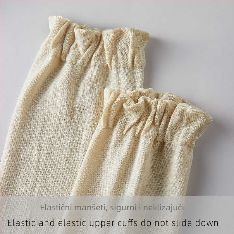 UV zaštitne rukave od svile za vožnju i vanjsku upotrebu, 100% svila, prozračne, dugačke