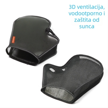 Rukavice za biciklizam sa zaštitom od sunca, duge manžetne; materijali: Oxford platno, aluminijska folija, perl pamuk; tanke; za vježbanje, plažu, svakodnevne vožnje i vožnju biciklom