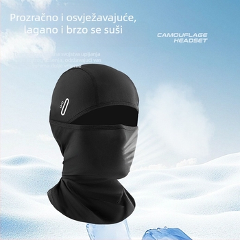 Maska za lice s UV zaštitom, kompatibilna s naočalama, za outdoor vožnju biciklom i motocikl, prozračna zaštita vrata