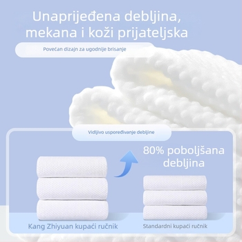 Jednokratne maramice za lice, 100% viskozna vlakna, montirane na zid, brza apsorpcija 0–5 s