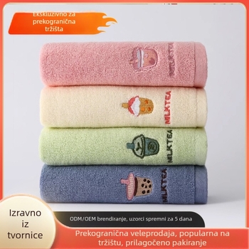 Ručnik za lice od 100% pamuka, 60 g, 32-slojna pređa, upijanje 5–10 s