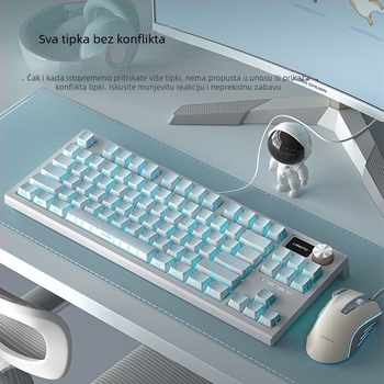 LT84 žični mehanički set tipkovnice i miša, USB, numerička tipkovnica