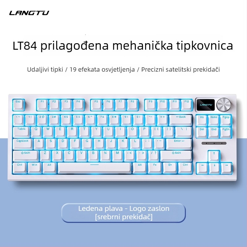 LT84 žični mehanički set tipkovnice i miša, USB, numerička tipkovnica