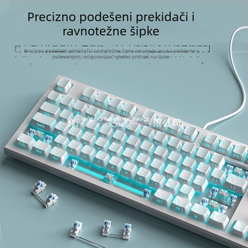 LT84 Žični mehanički komplet tipkovnice i miša, numerička tipkovnica, USB