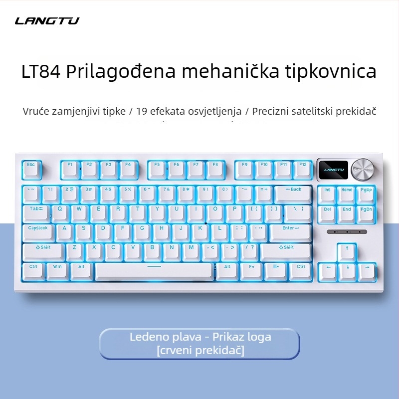 LT84 Žični mehanički komplet tipkovnice i miša, numerička tipkovnica, USB