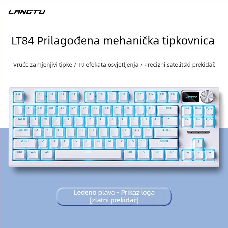 LT84 Žični mehanički komplet tipkovnice i miša, numerička tipkovnica, USB