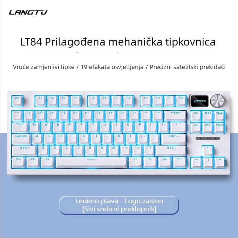 LT84 Žični mehanički komplet tipkovnice i miša, numerička tipkovnica, USB