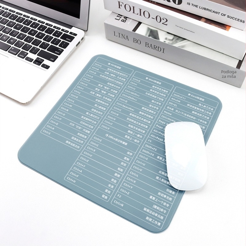 Mala TPU podloga za miš — protivklizna, jednostrana, prilagodljiva za Esports i ured.