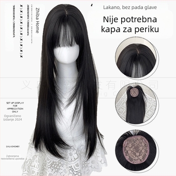 Dio perike s dugom ravnom kosom, vlakna otporna na visoke temperature, model PJ005
