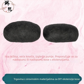 Materijal za cosplay periku - Ručno izrađen, Duga kosa, Domaći svila, Prastar stil, DIY oblikovanje Hanfu