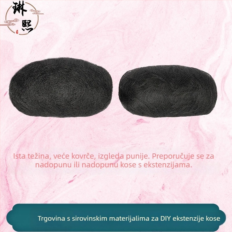 Materijal za cosplay periku - Ručno izrađen, Duga kosa, Domaći svila, Prastar stil, DIY oblikovanje Hanfu