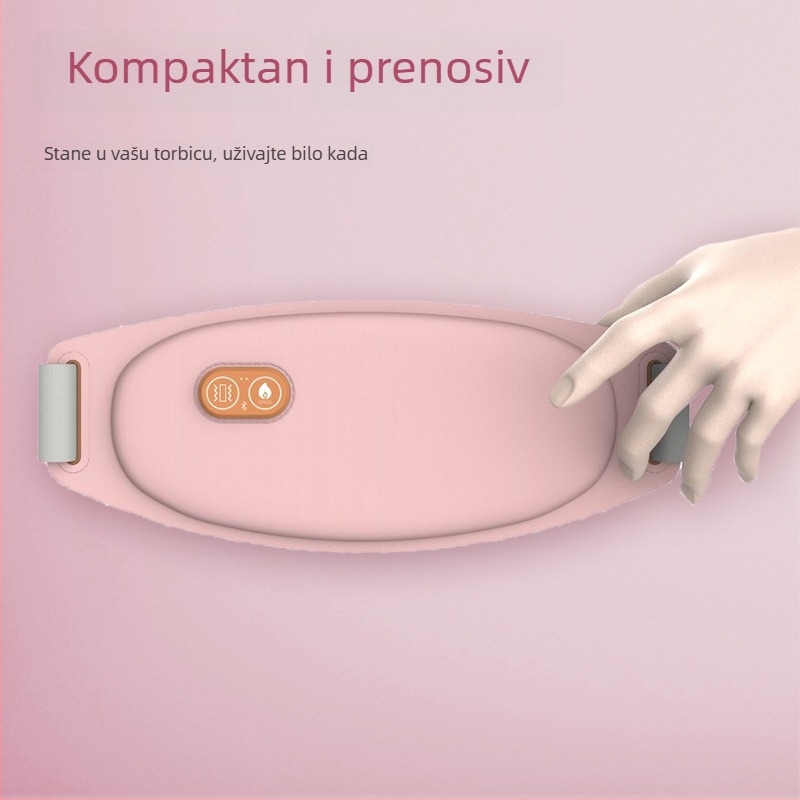 Pojas za zagrijavanje tijekom mjesečnice s infracrvenim grijanjem i vibracijskim masažom, USB punjenje, upravljanje putem aplikacije/Bluetooth, tri razine grijanja, model P71