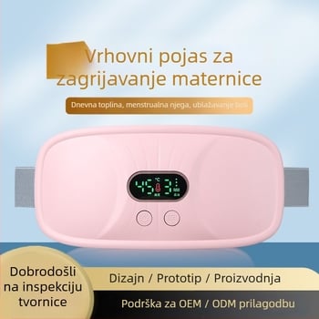 N6 pojas za zagrijavanje – masaža struka toplim kompresom i vibracijom, 4 razine, 45–65°C, punjenje