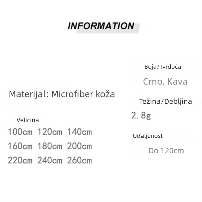 Kožni užadasti pojas za haljine i kapute, materijal PU koža, kopča PU/imitacija kože, glatka kopča, ručna izrada
