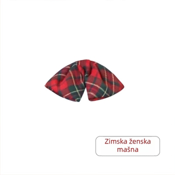 Mašna za ovratnik s cvijetom za dječju školsku uniformu, karirani uzorak, tkana tkanina, slobodna veličina, unisex
