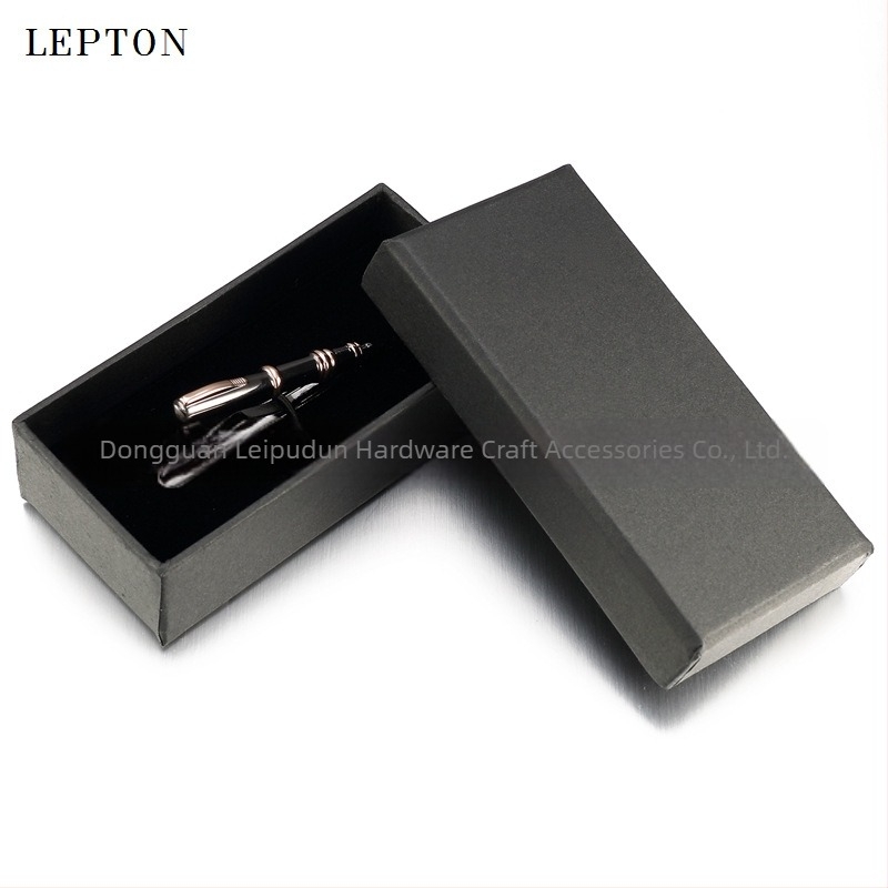 Klip za kravatu od bakra, 14k čistoća, elektroplatiranje, muški stil, motiv cvijeta na ovratniku