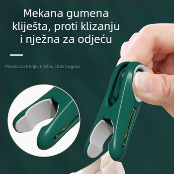 Plastične sušilice za odjeću, 72-dijelni set, za pokrivače, donje rublje, hlače, čarape i košulje, univerzalna upotreba, moderan minimalistički dizajn