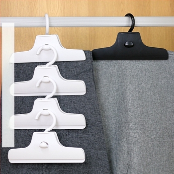 Klip za garderobu za hlače, ABS materijal, može se slagati i vješati, pogodan za donje rublje, hlače, odijelo i kravatu