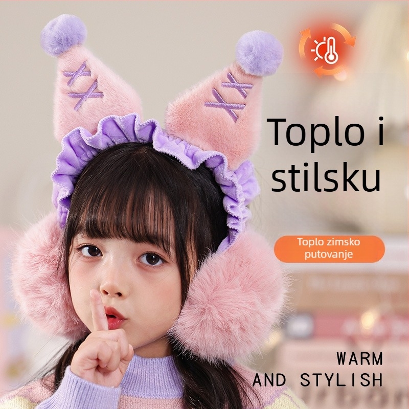 Dječji earmuffs za zimu i jesen, unisex, za djecu, jesensko izdanje 2025
