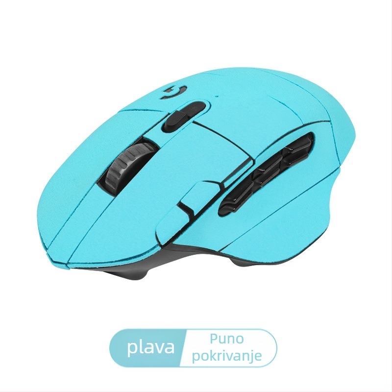 Logitech G604 protuklizna mišićna podloga od velura, s punim pokrivanjem, apsorbira znoj i štiti stražnji dio te bočne rubove